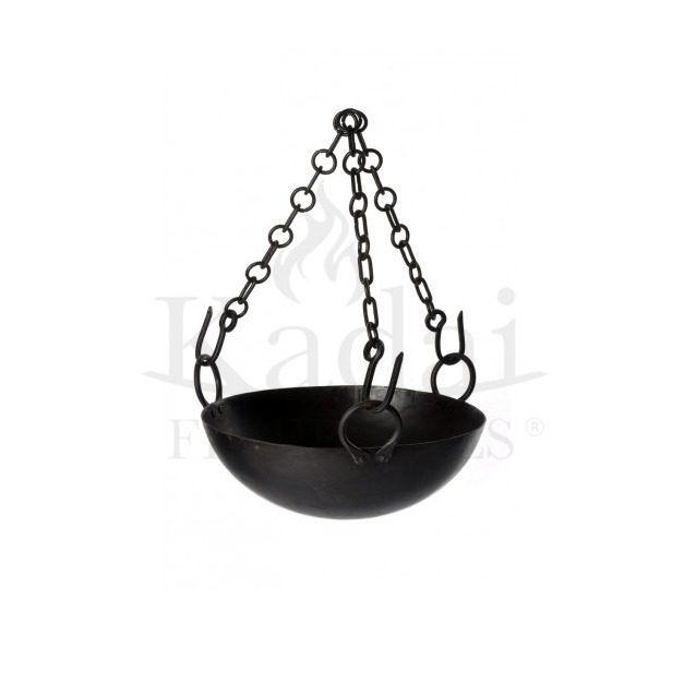 Kadai 30cm Cooking Bowl with 3 Chains and Trivet