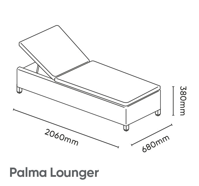 Palma Lounger Dimensions