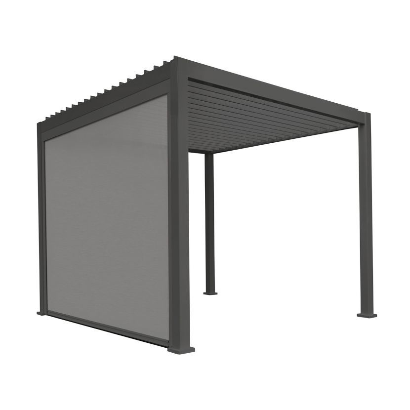 Privacy Screen for Nova Titan 3m Square Aluminium Pergola - Grey