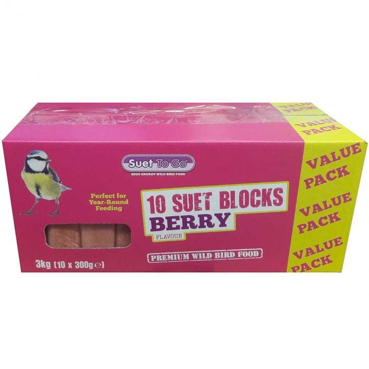 Suet To Go Berry Suet Blocks Value Pack Of 10 P19312 32067 Medium
