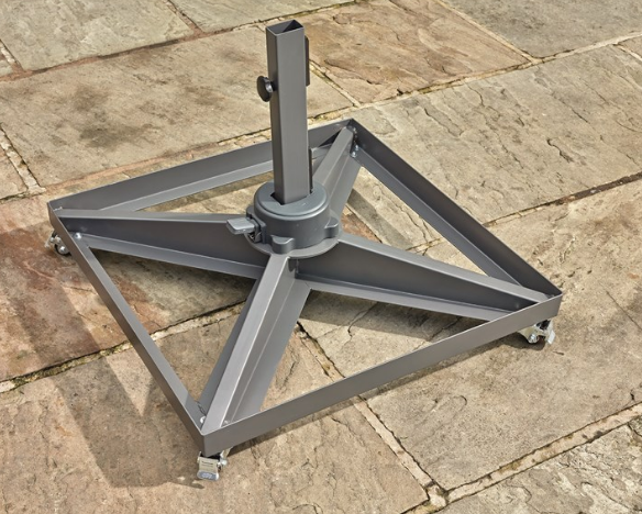 Steel Frame with Wheels Base