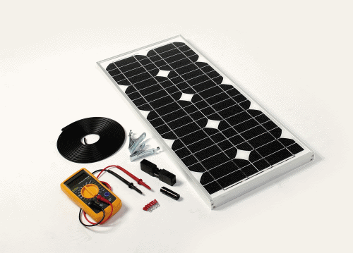 Solar Technology 43watt Solar Panel Kit with Voltage Regulator - STP043MA
