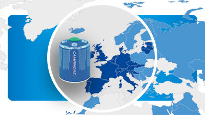 Europe-wide availability of Campingaz® gas cartridges