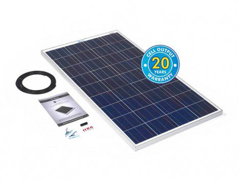 Solar Technology 120watt Solar Panel Kit with Voltage Regulator