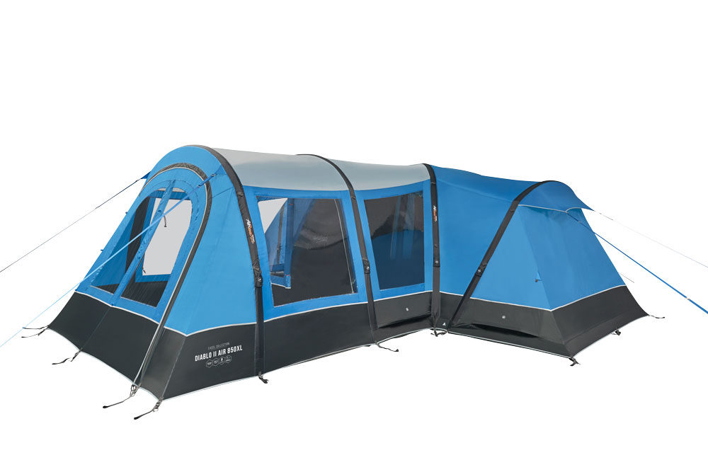 Vango 2020 Tents Airbeam Excel Diablo Air 850Xl Sky Blue Norwichcamping Co Uk