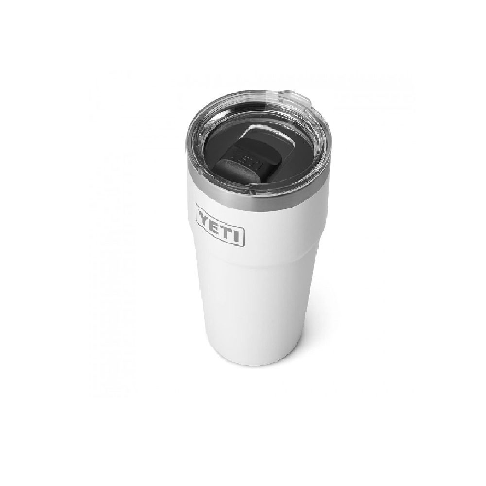 Yeti Rambler 16Oz Pint Cup With Magslider Lid 475Ml White