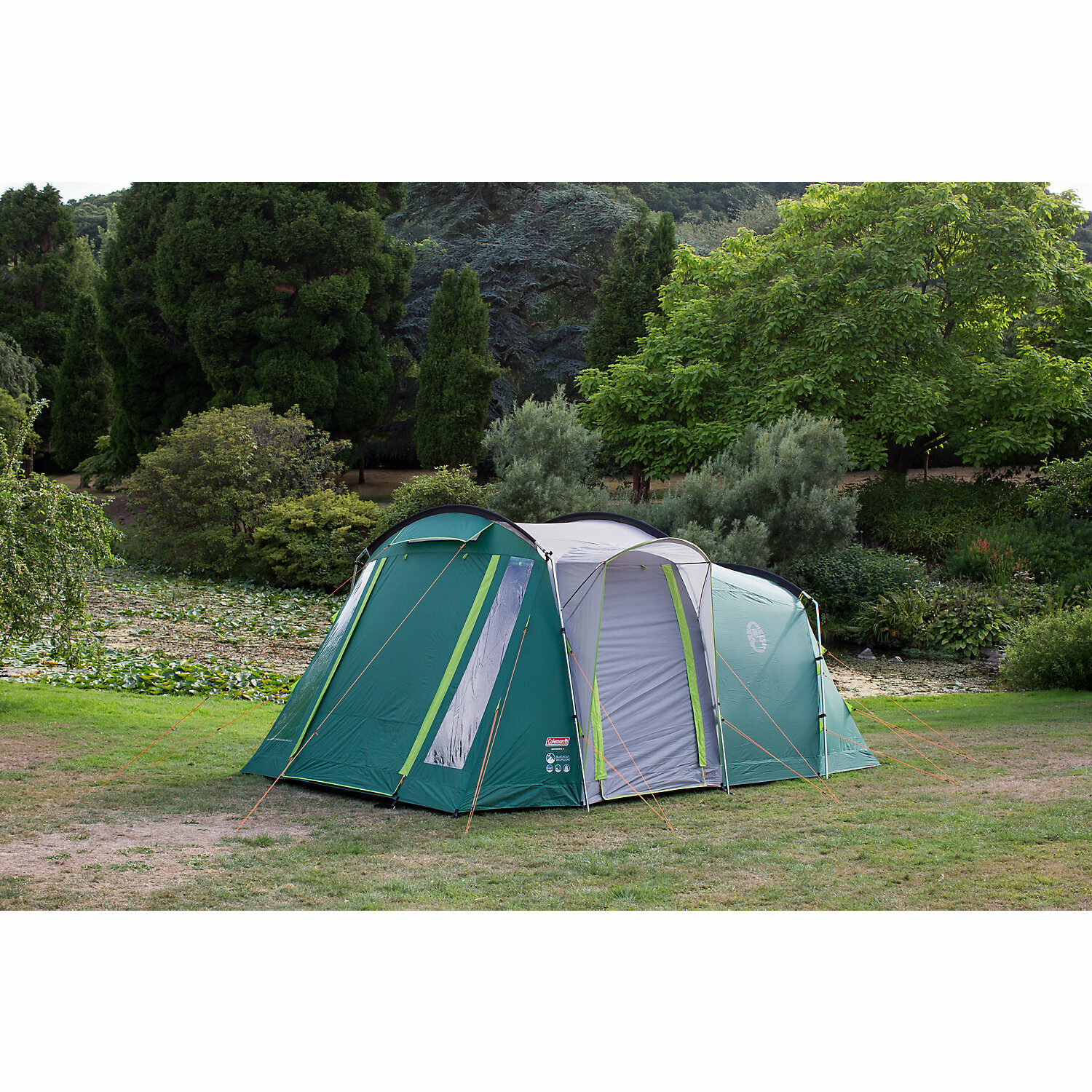Coleman MacKenzie 4 Tent 2023 Blackout Edition | 4 Person Poled
