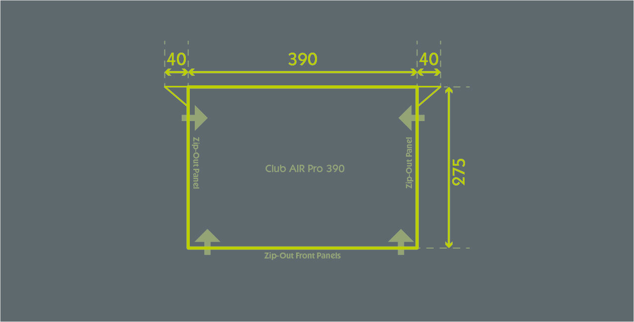 Club Air Pro 390 Floor Plan