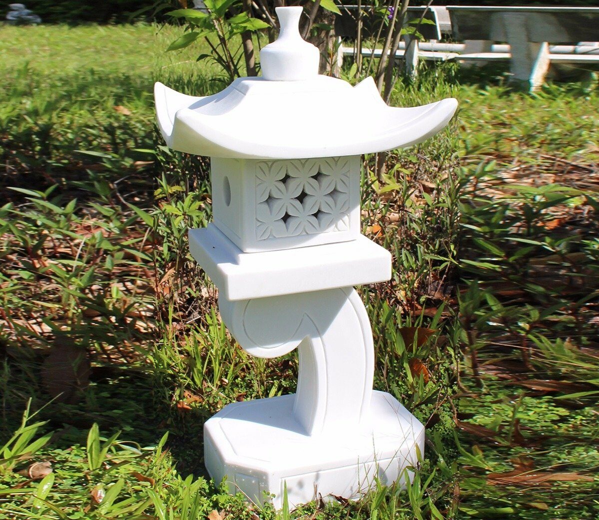 Pagoda Marble White Lantern 8E5026945A5A21421Aa737930918A9Fb Original