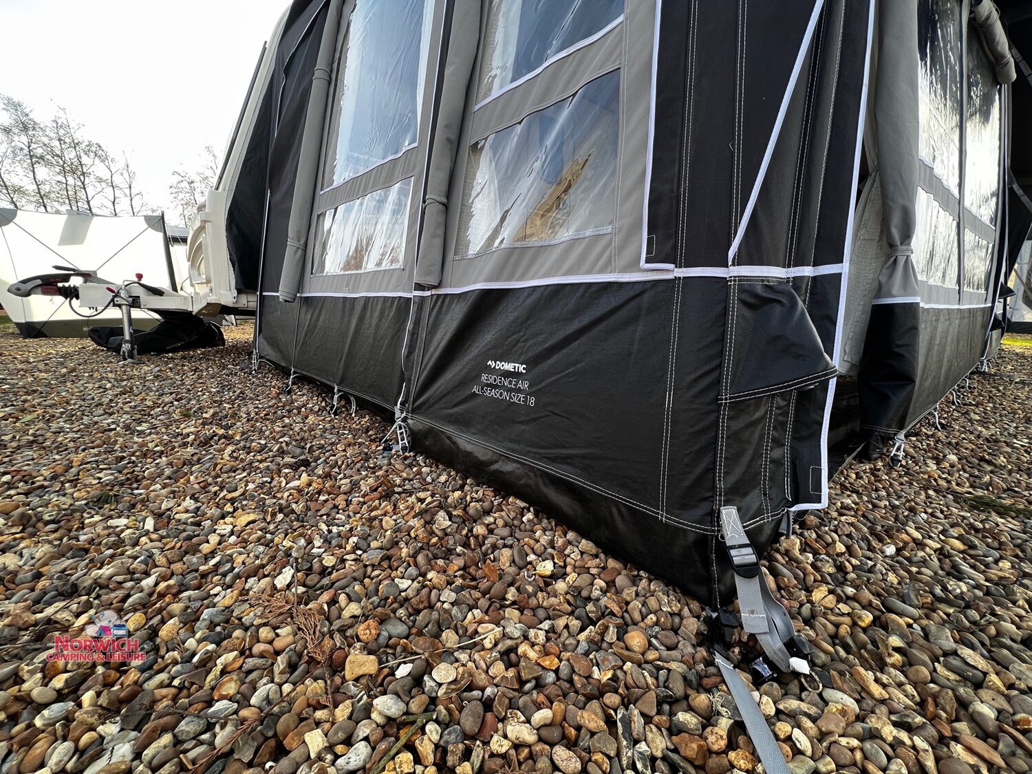 Dometic Residence All Season Awning On A Bailey Caravan At Norwich Camping 4