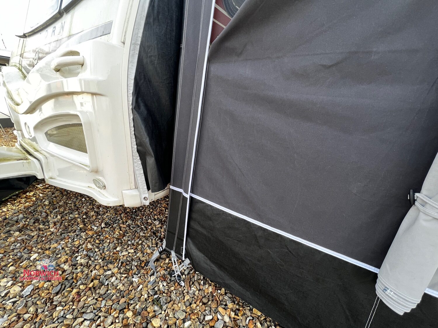 Dometic Residence All Season Awning On A Bailey Caravan At Norwich Camping 6