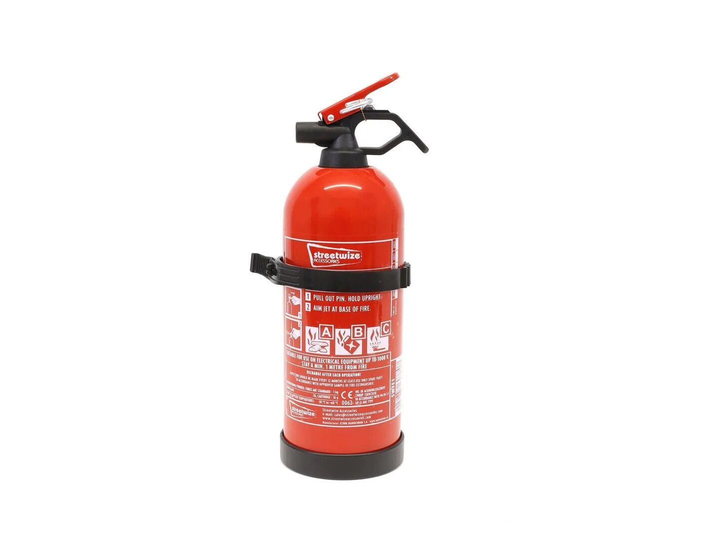 Streetwize 1Kg Fire Extinguisher Dry Powder