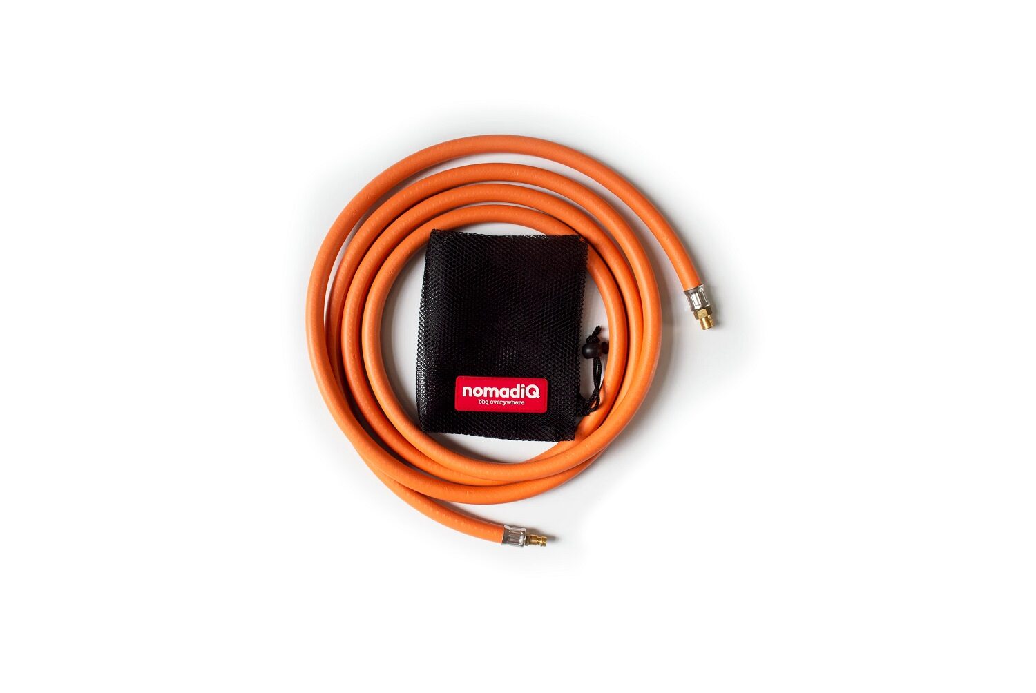 Nomadiq Extended Gas Hose Motorhome Connection Studio front