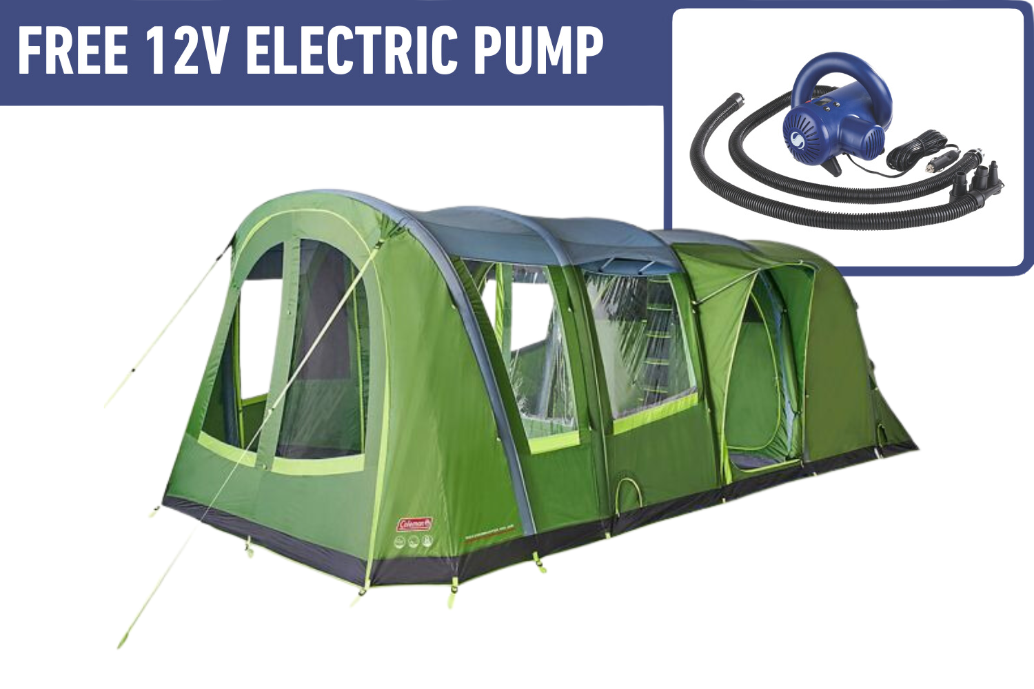 Coleman Weathermaster 4Xl Air Tent Free Pump Offer