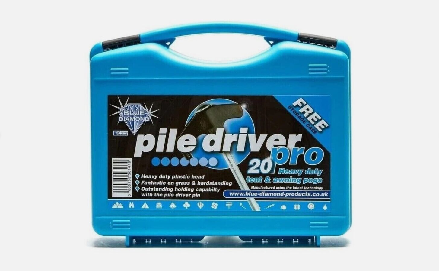 Blue Diamond Pile Drive Peg Pro Box