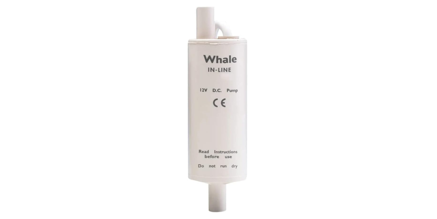 Whale Hi-Flow 12v In-Line Booster Pump