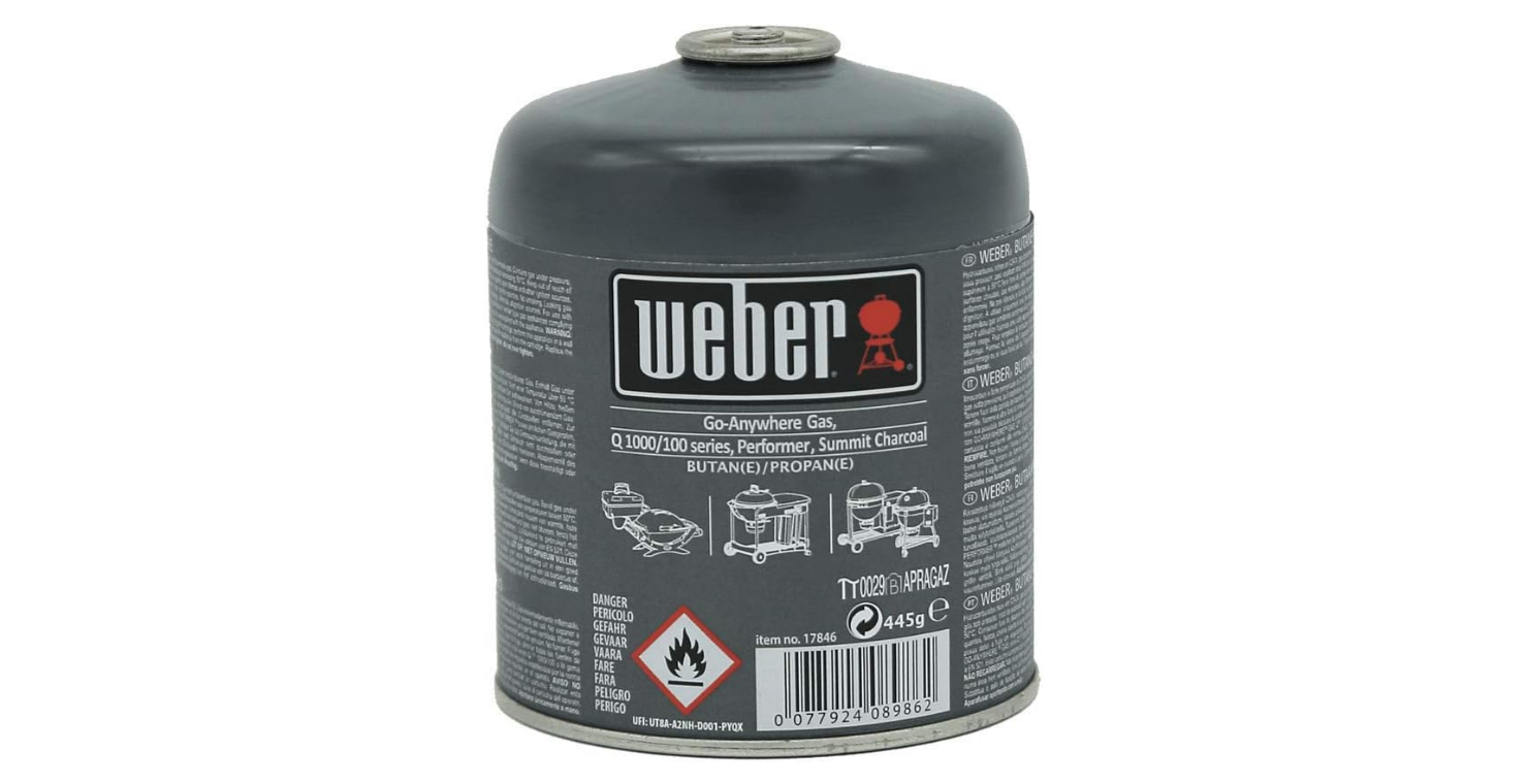 Weber Butane / Propane Gas Canister
