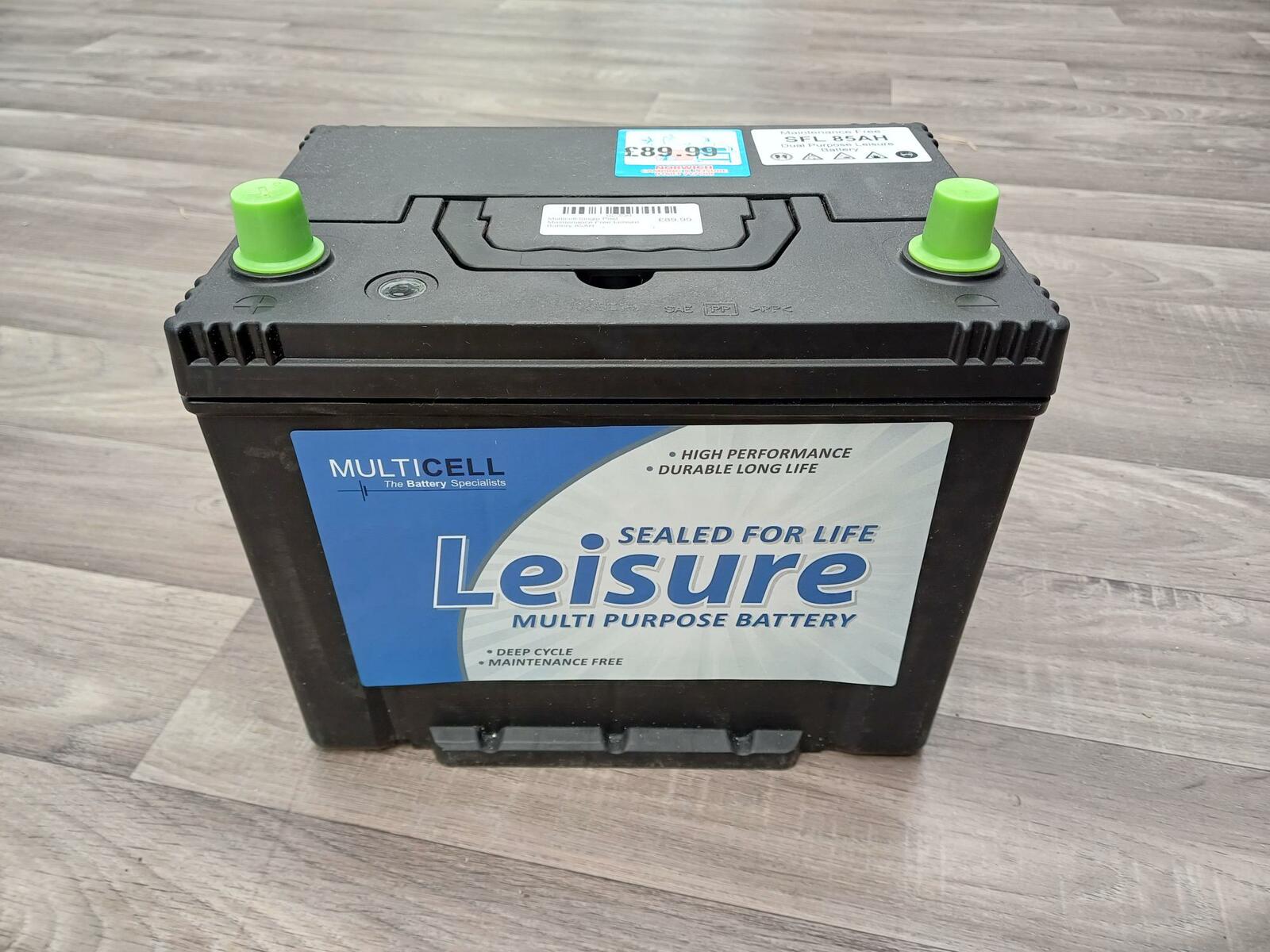 Multicell GP/Single Post 85Ah Maintenance-Free Leisure Battery