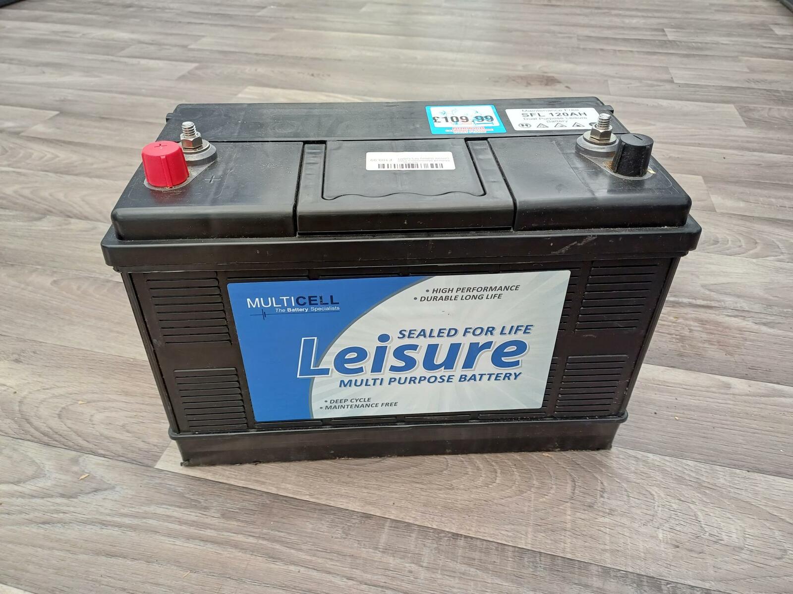 Multicell GP/SFL120AH Maintenance-Free Leisure Battery