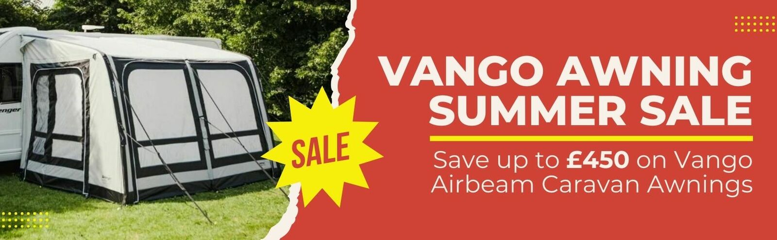 Vango Summer Awning Sale Featured Banner