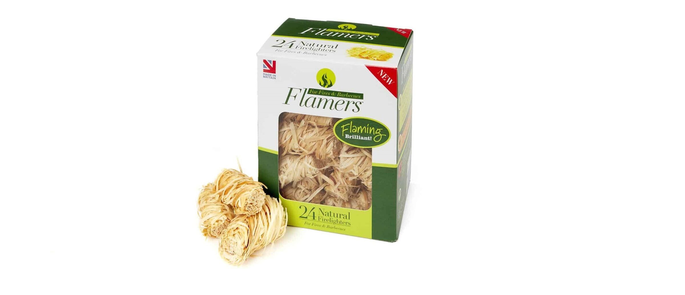 Flamers Natural Firelighters Box 24
