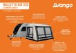 Vango Balletto Air 330 Elements Shield Awning 2023 Incl Carpet Infographic 1
