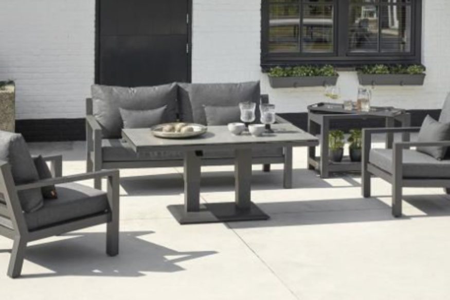 Life Outdoor Living Timber Sofa Set with Adjustable Table | Garden  Furniture | Norwich Camping