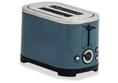 Quest Rocket Low Wattage Polished Stainless Steel Toaster (2 slice) Slate