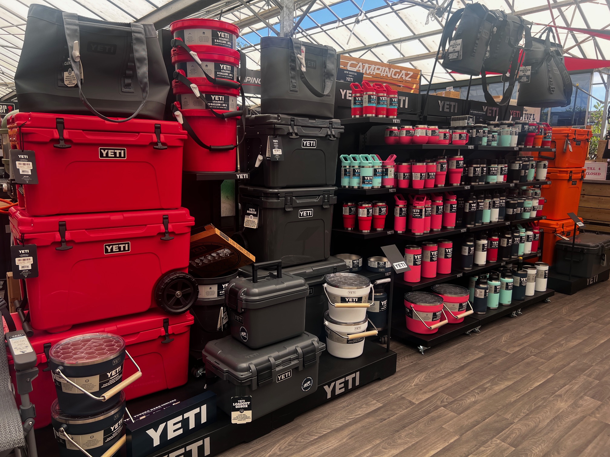 YETI Display at norwich camping