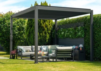 3x3m Nova Titan Aluminium Pergola