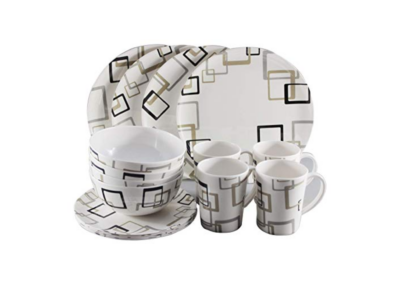 Camptech Sovereign Melamine Dinner Set - 16pcs