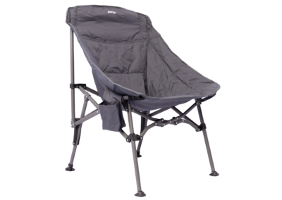 Vango Crater Folding camping chair side view open chair studio image