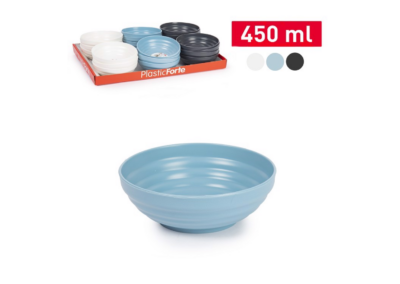 QUEST BOWL 450ML ASSORTED COLOURS